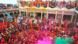 Mathura Holi Celebration